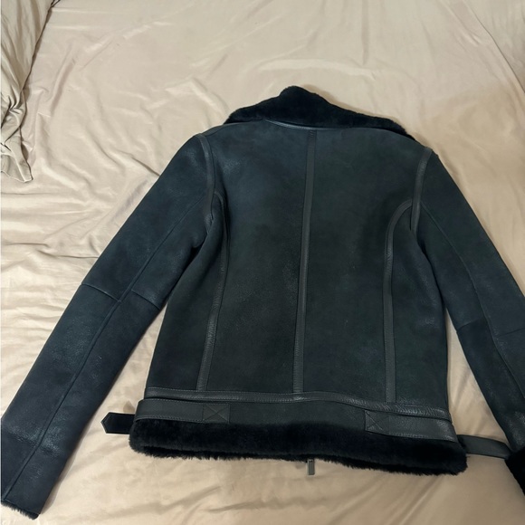 Blk dnm shearling - Picture 7 of 10